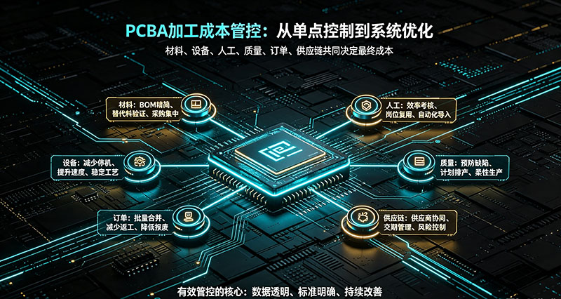 PCBA加工成本管控