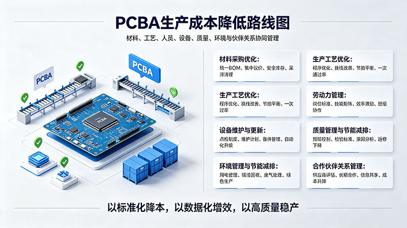 降低PCBA生产成本的方法