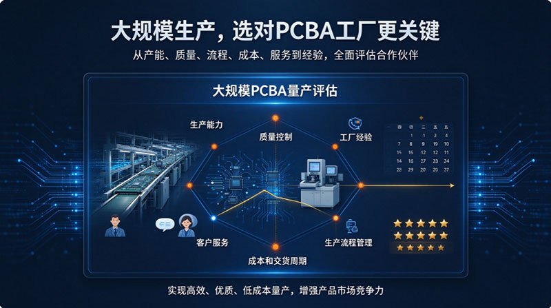 大规模PCBA生产